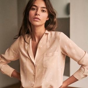 Sezane Florence Shirt - Ecru Nude